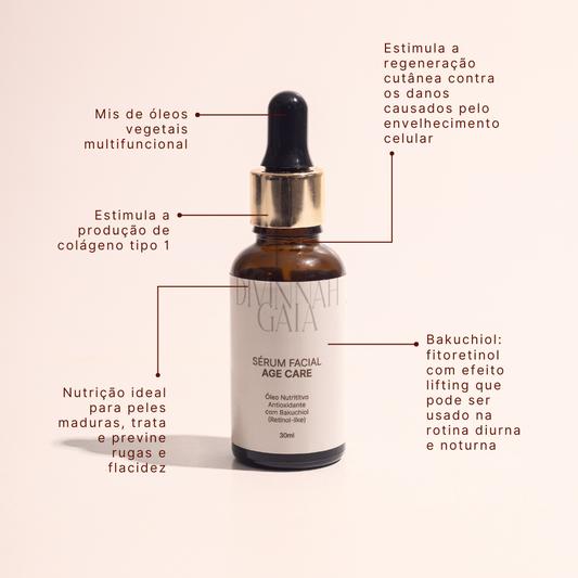 Kit Sérum Age Care + Creme Hidratante exossomos & kakadu