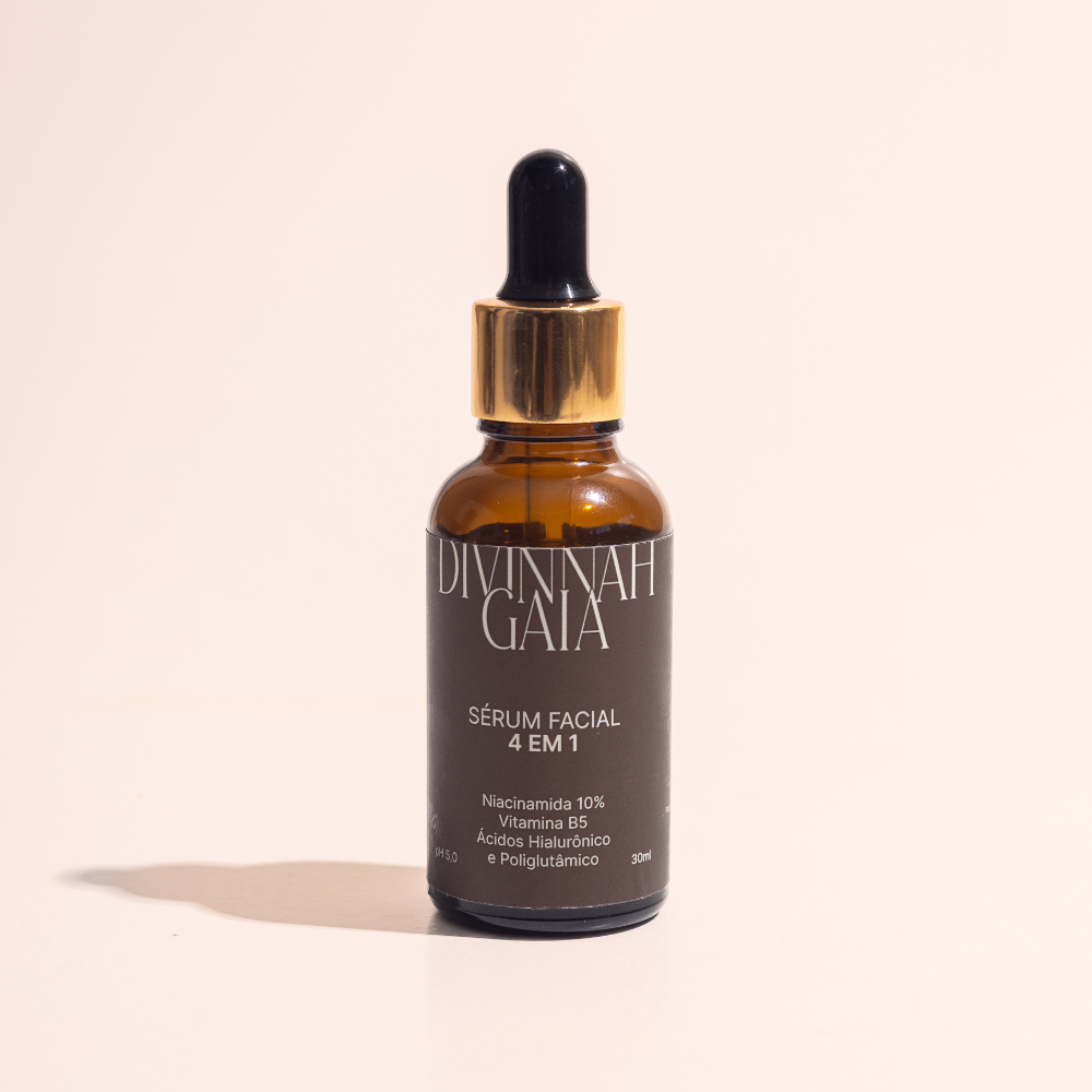 Sérum 4 em 1 Natural | Skincare Vegano Divinnah Gaia