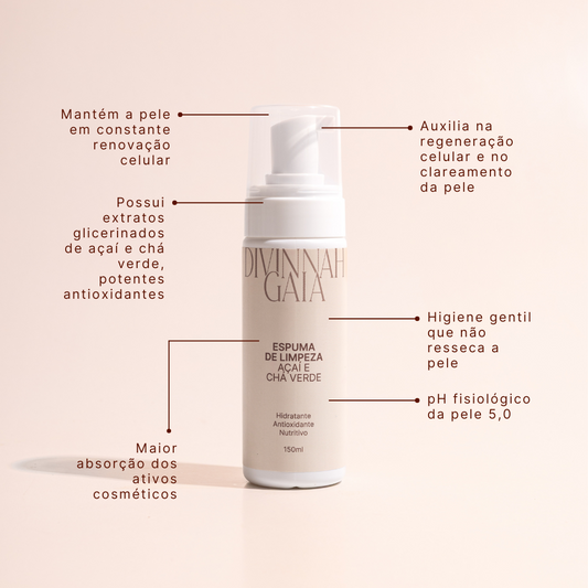 Espuma de Limpeza Facial