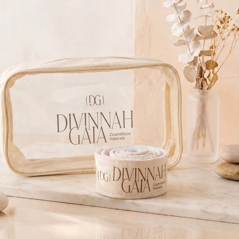 Kit Nécessaire + Faixa de Skincare