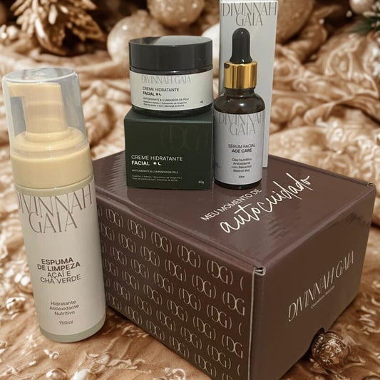 Kit Espuma de Limpeza + Creme exossomos & kakadu + Sérum Age Care