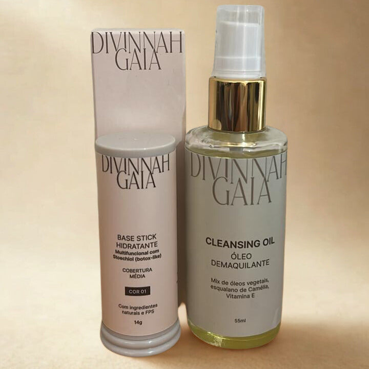 Kit Cleasing Oil + Base Multifuncional em Stick