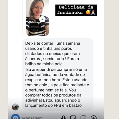 Água botânica com prebióticos + 9 extratos botânicos 120 ml