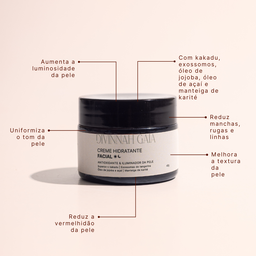 CREME FACIAL KAKADU E SÉRUM 4 EM 1