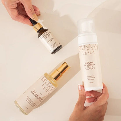 Kit Água Botânica + Espuma de Limpeza + Sérum Age Care