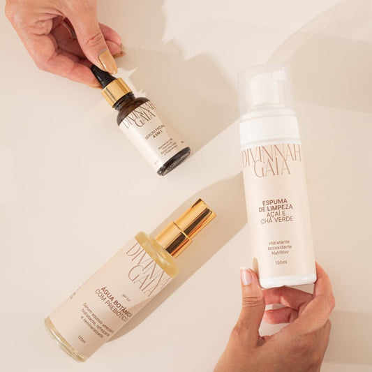 Linha de cosméticos naturais cruelty free no Brasil