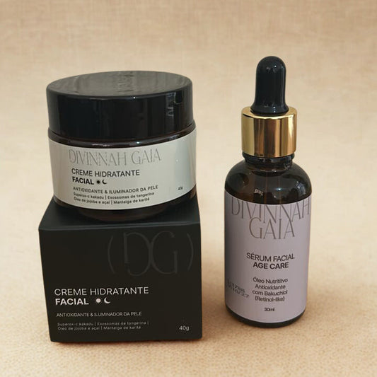 Kit Sérum Age Care + Creme Hidratante exossomos & kakadu