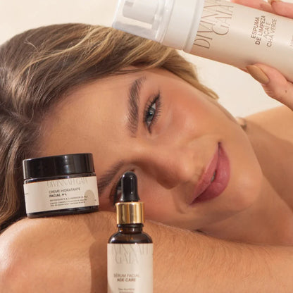 Kit Espuma de Limpeza + Creme exossomos & kakadu + Sérum Age Care