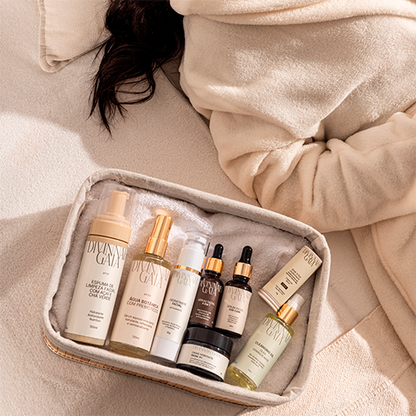 Kit limpeza, tratamento e maquiagem